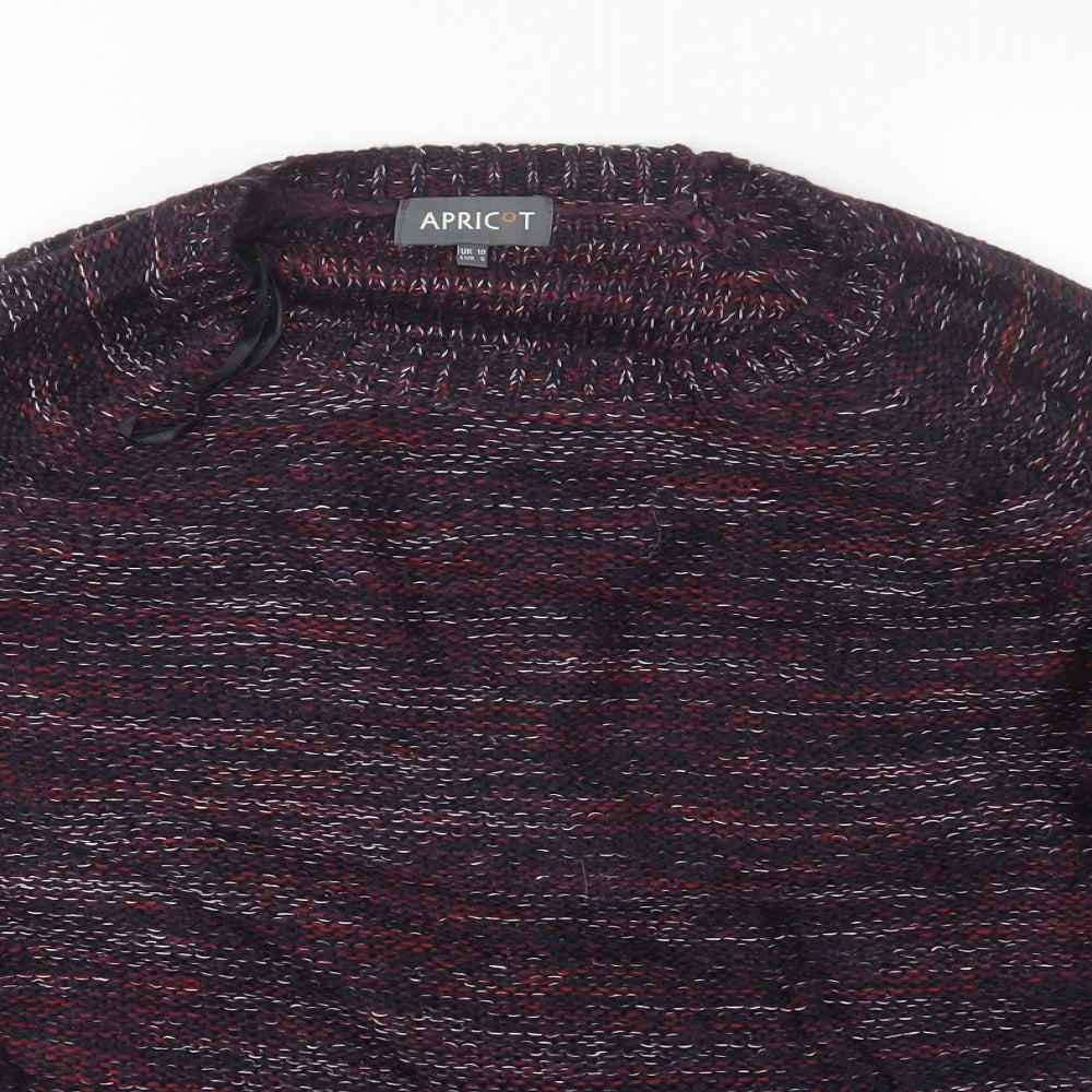 Apricot Womens Purple  Knit Pullover Jumper Size 10