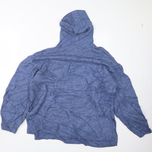 H&M Womens Blue  Knit Pullover Jumper Size M