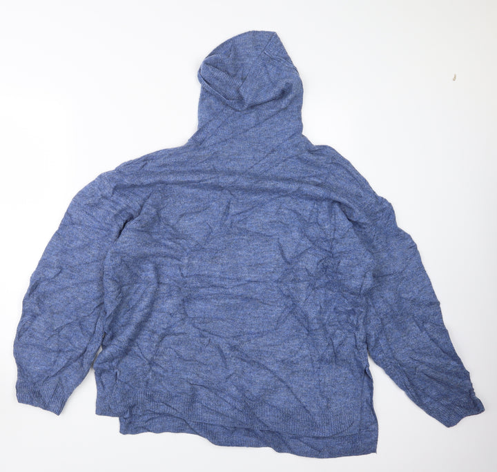 H&M Womens Blue  Knit Pullover Jumper Size M