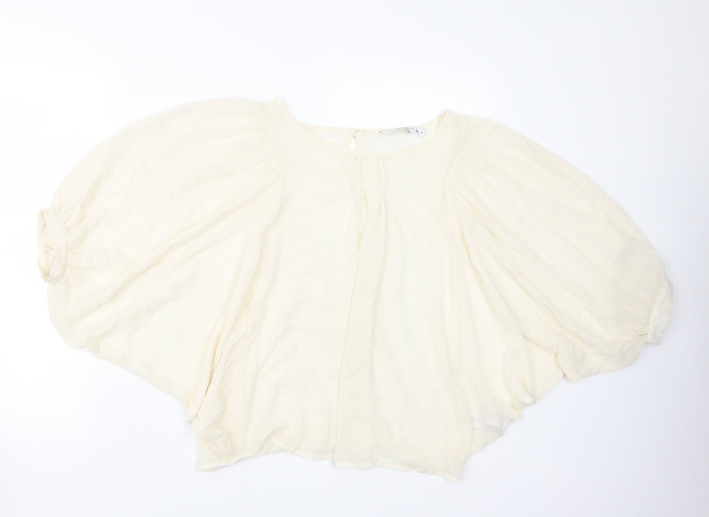 New Look Womens Ivory   Basic Blouse Size 10