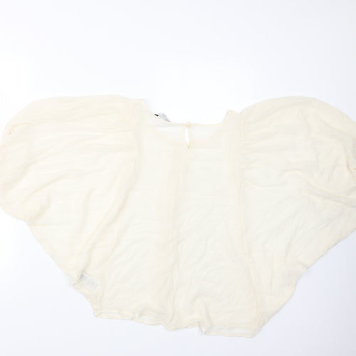 New Look Womens Ivory   Basic Blouse Size 10