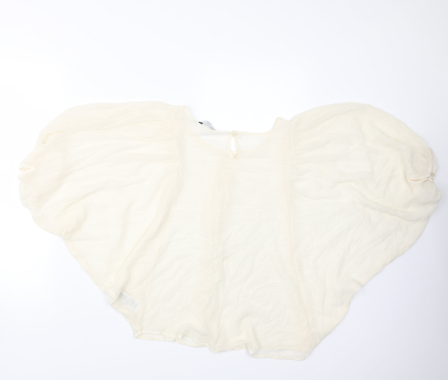 New Look Womens Ivory   Basic Blouse Size 10
