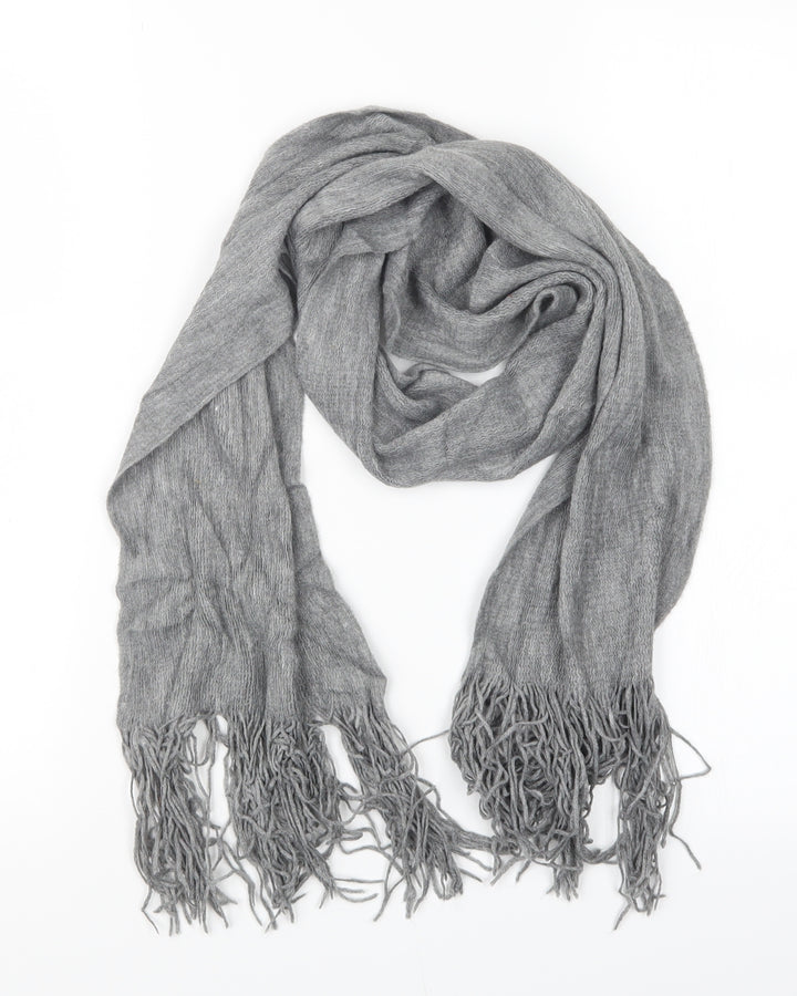 Preworn Womens Grey  Knit  Scarf