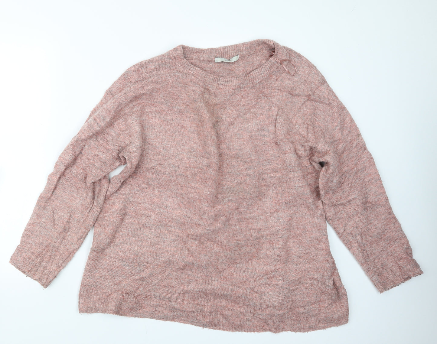 George Womens Pink  Knit Pullover Jumper Size 16