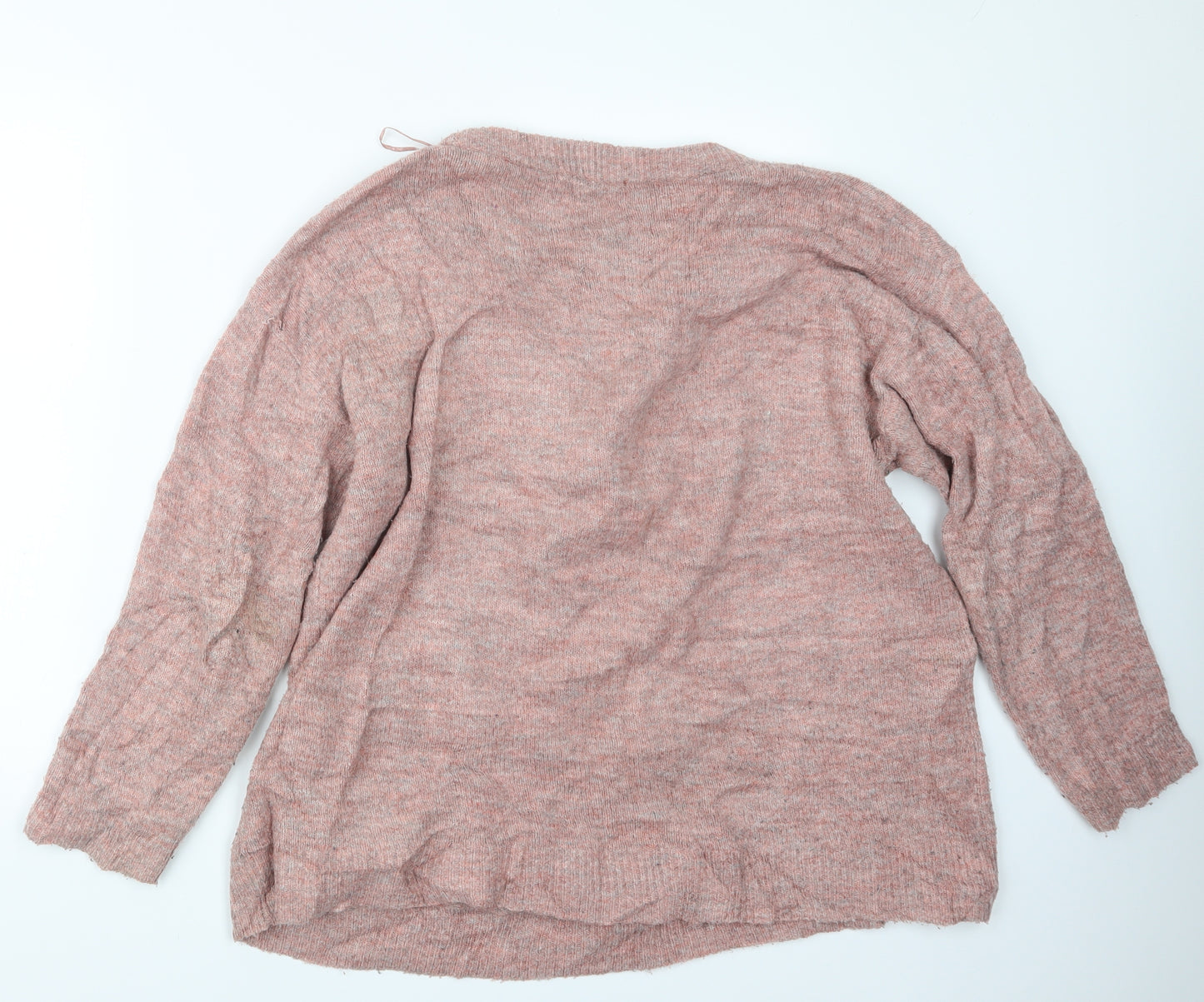 George Womens Pink  Knit Pullover Jumper Size 16