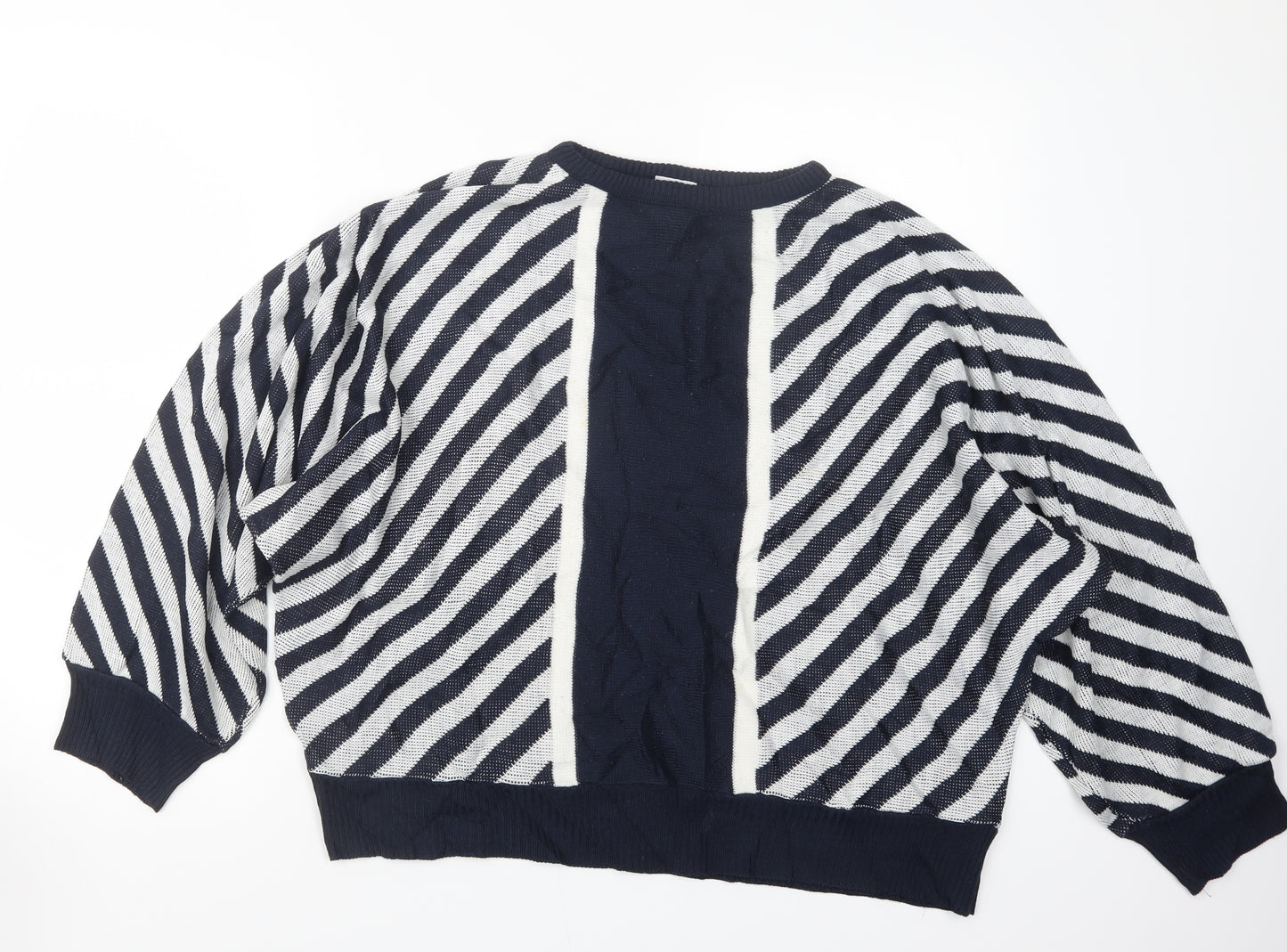 Preworn Womens Blue  Knit Pullover Jumper Size 24
