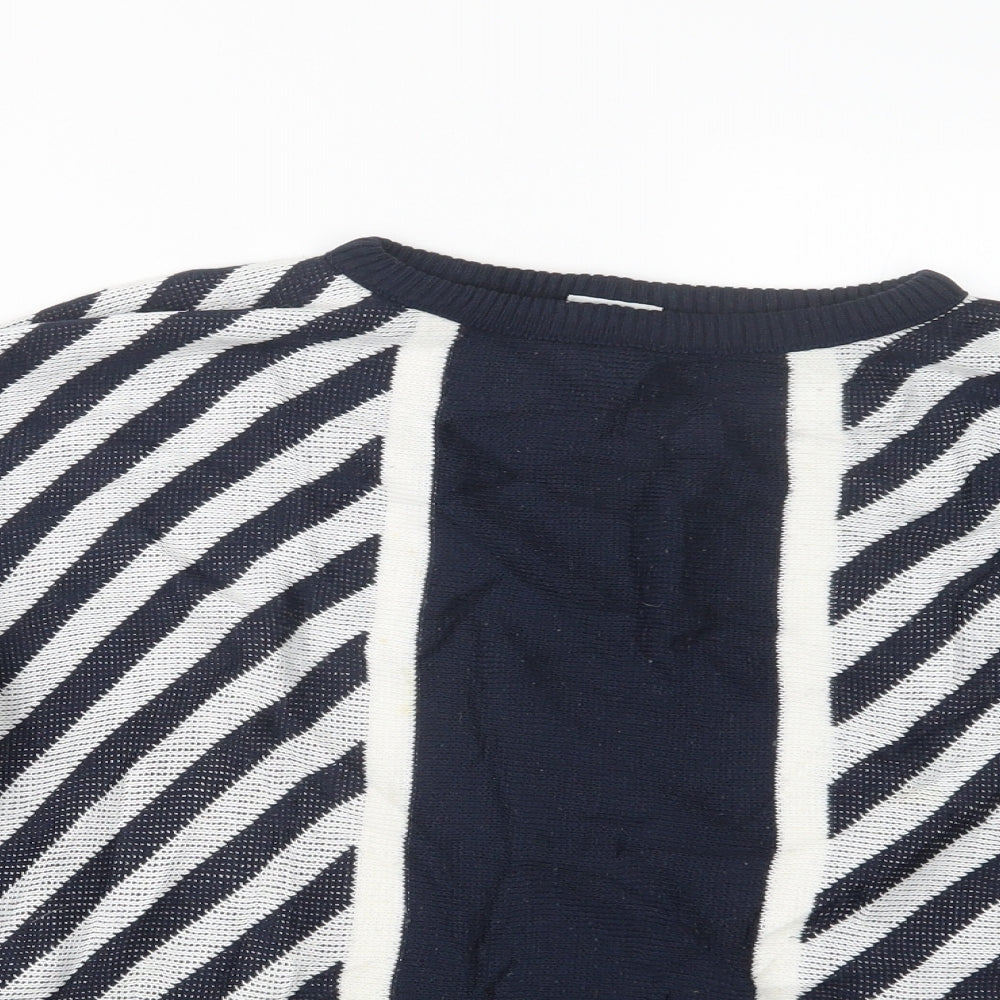 Preworn Womens Blue  Knit Pullover Jumper Size 24