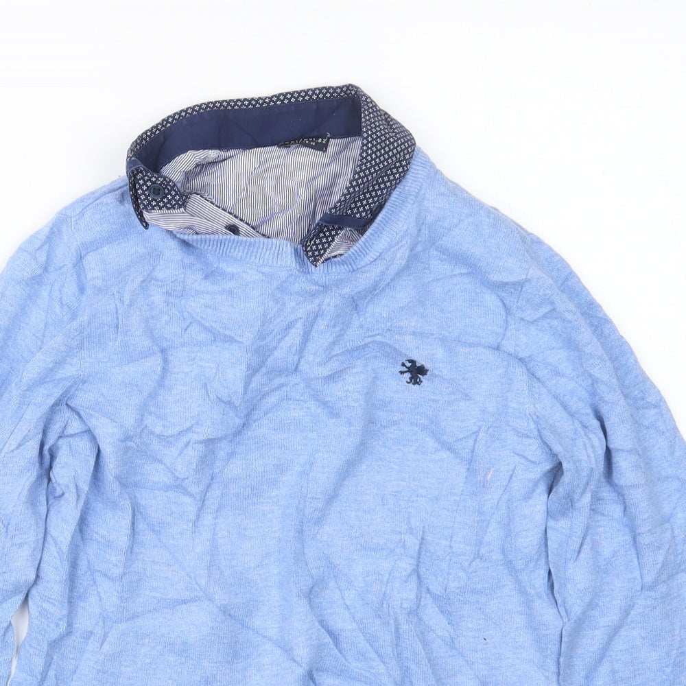 NEXT Boys Blue  Knit Pullover Jumper Size 10 Years
