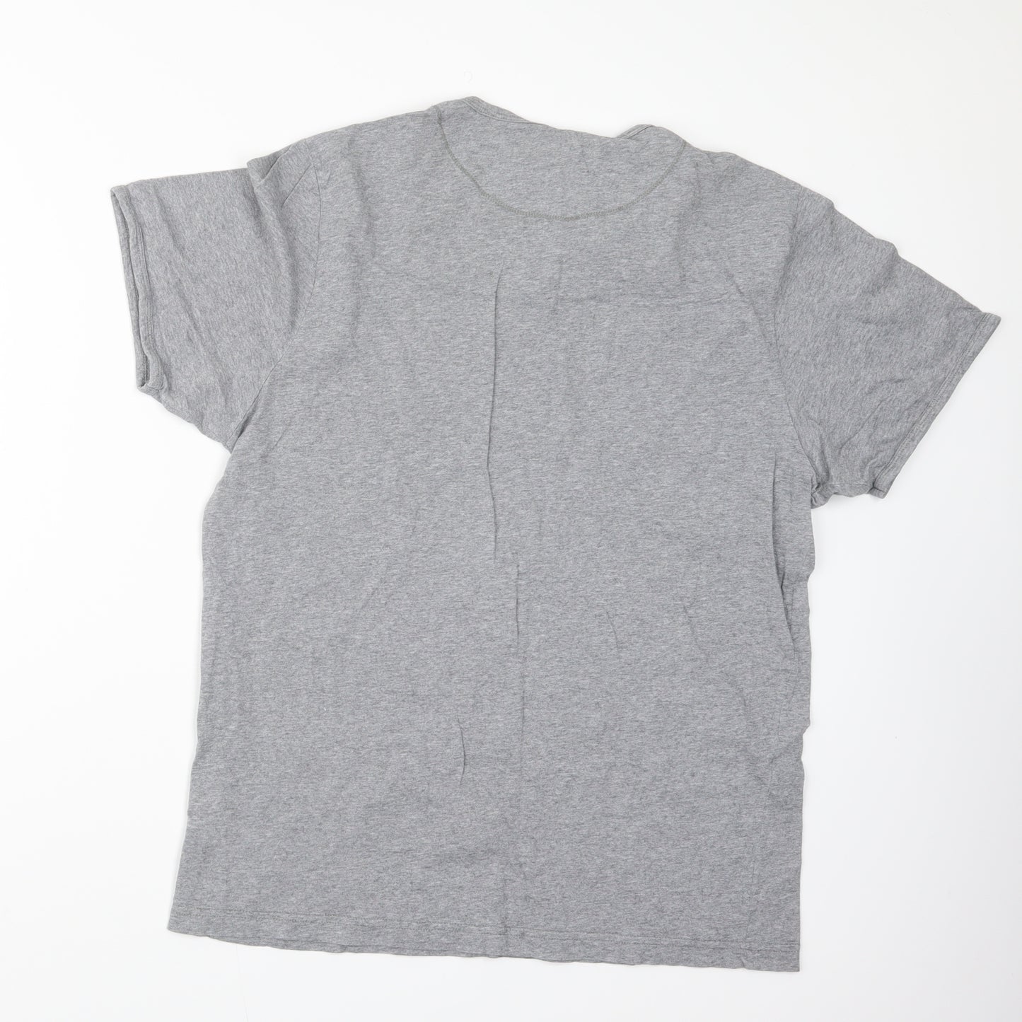 Pretty Green Mens Grey    T-Shirt Size L