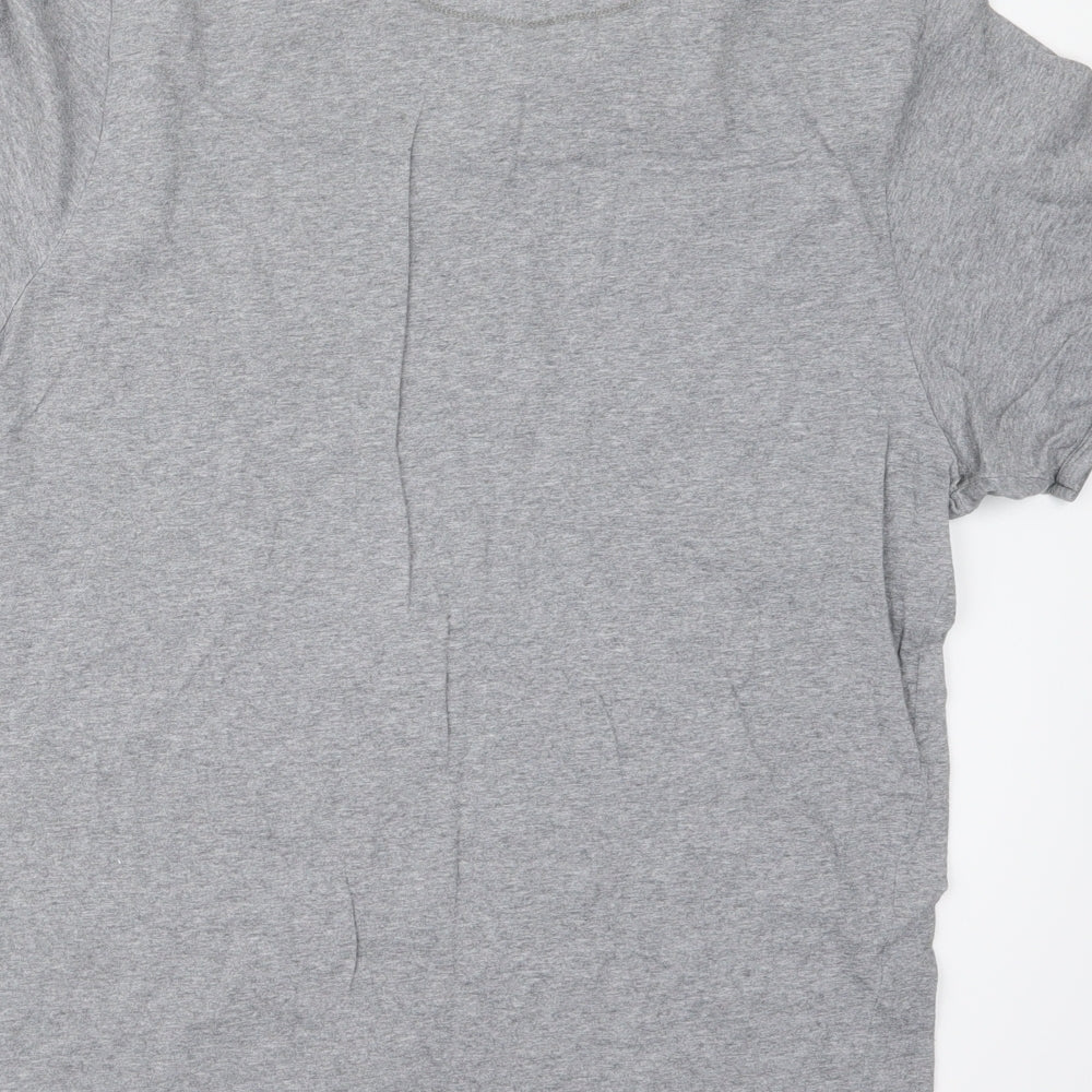 Pretty Green Mens Grey    T-Shirt Size L