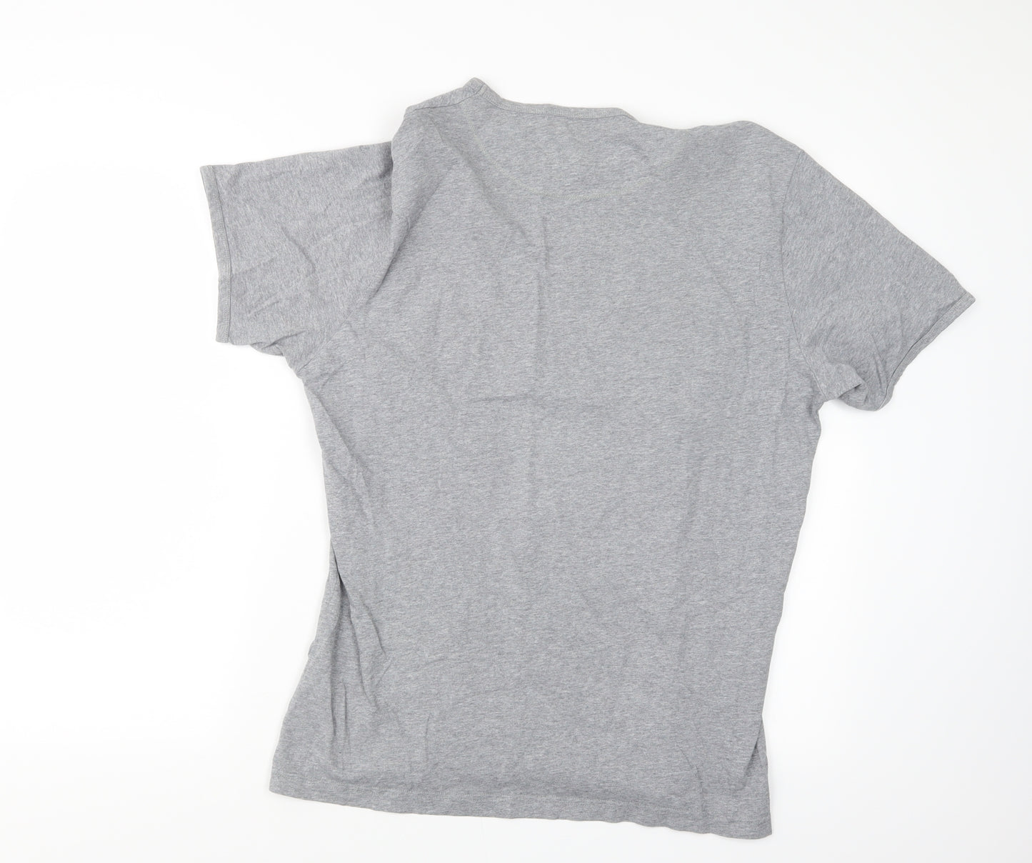 Pretty Green Mens Grey    T-Shirt Size L
