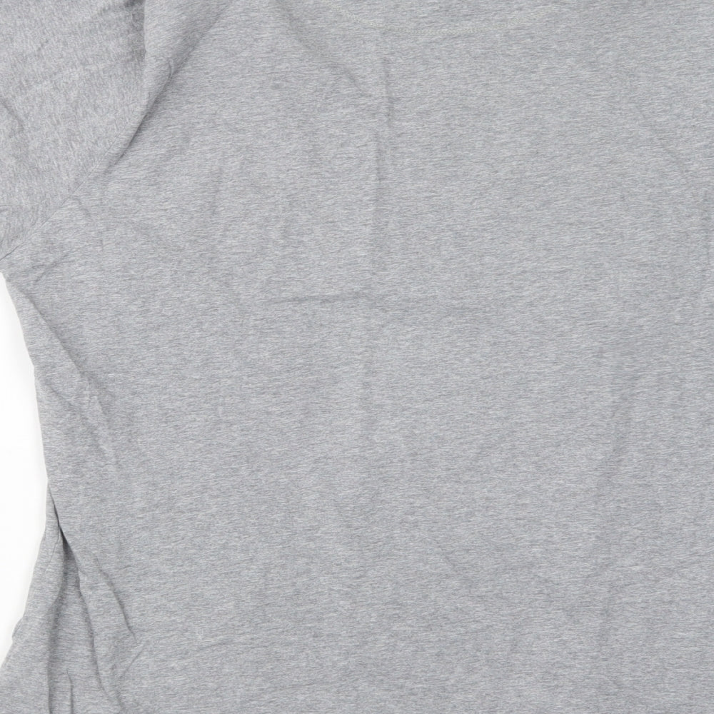 Pretty Green Mens Grey    T-Shirt Size L