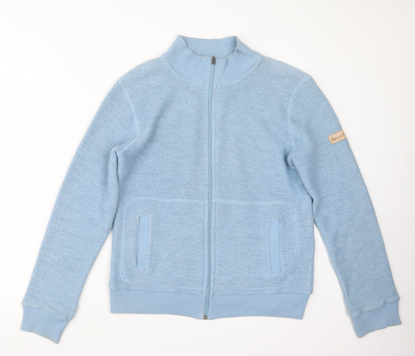 Weird Fish Womens Blue  Knit Jacket  Size S