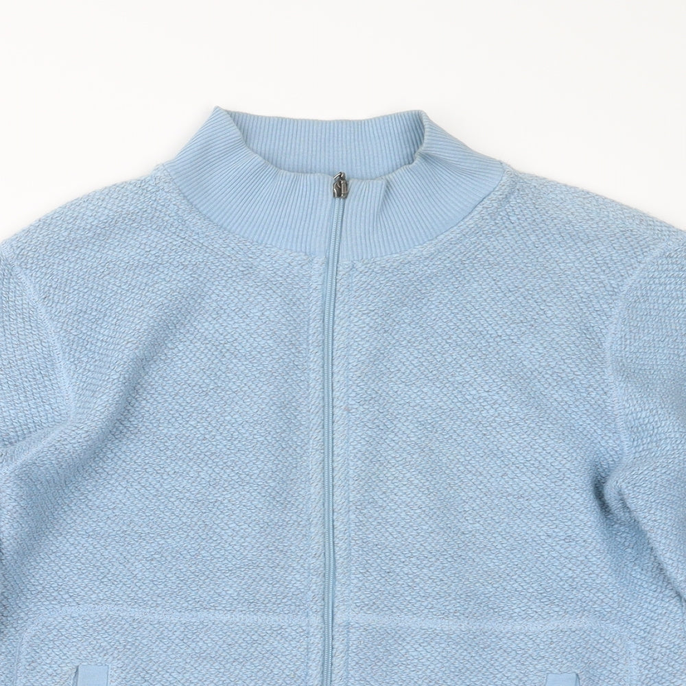 Weird Fish Womens Blue  Knit Jacket  Size S