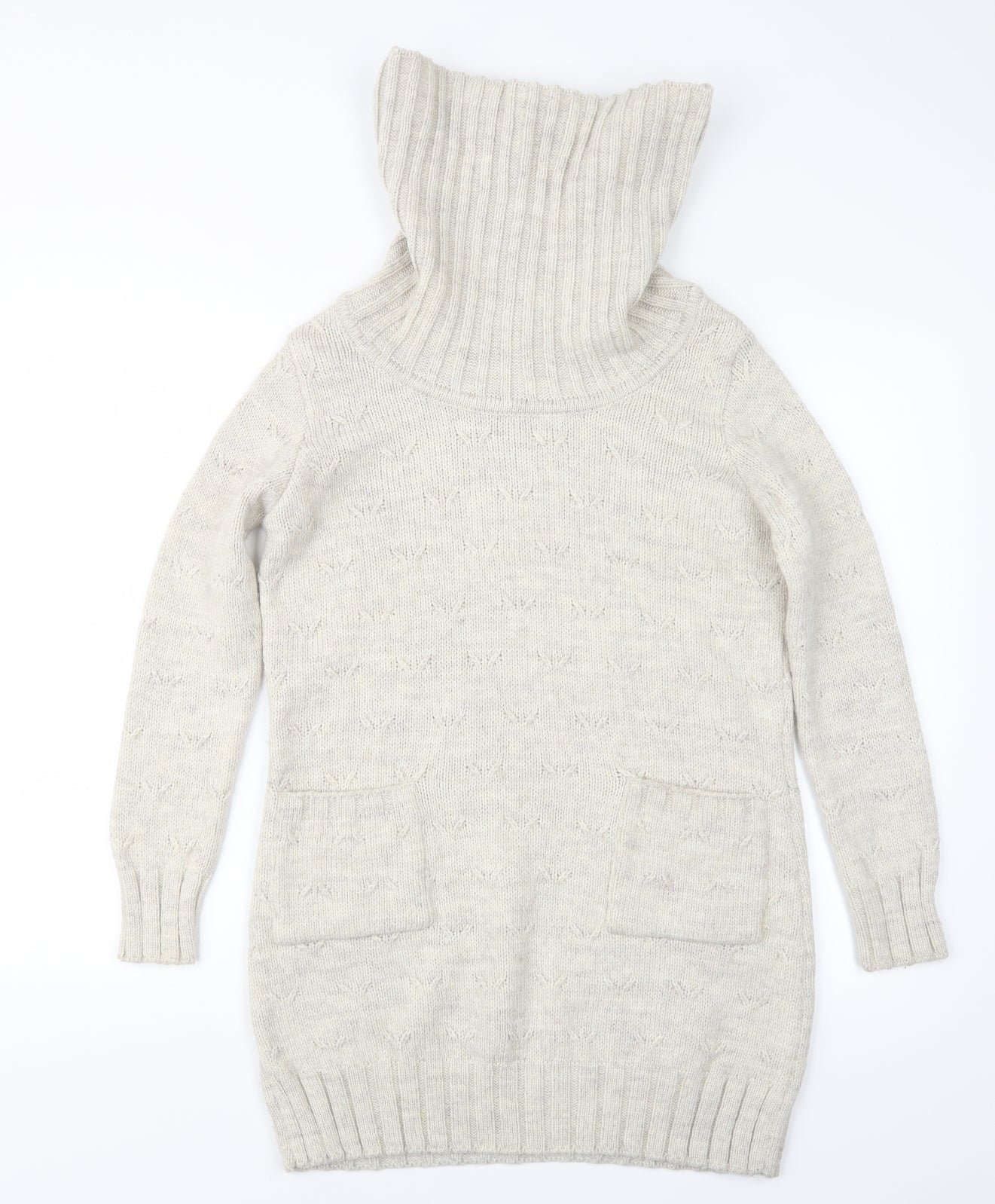 George Womens Beige  Knit Pullover Jumper Size 10  - Long