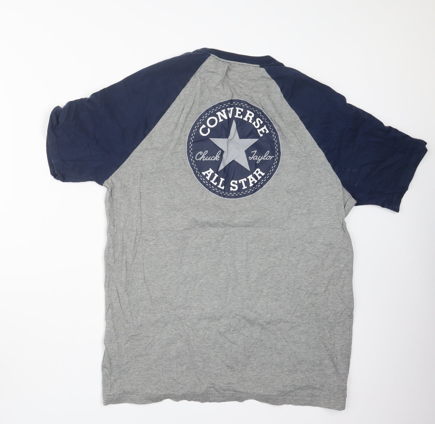 Converse Mens Grey    T-Shirt Size M