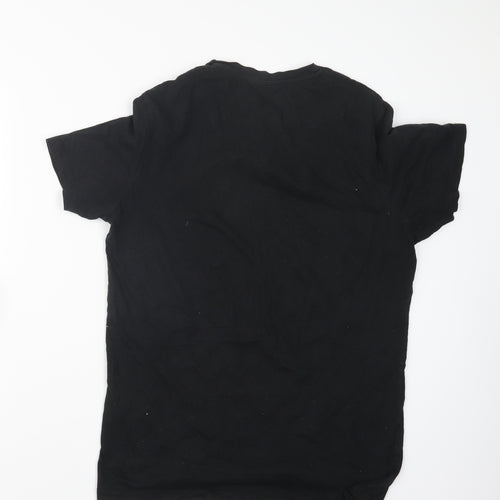 JACK & JONES Mens Black    T-Shirt Size M