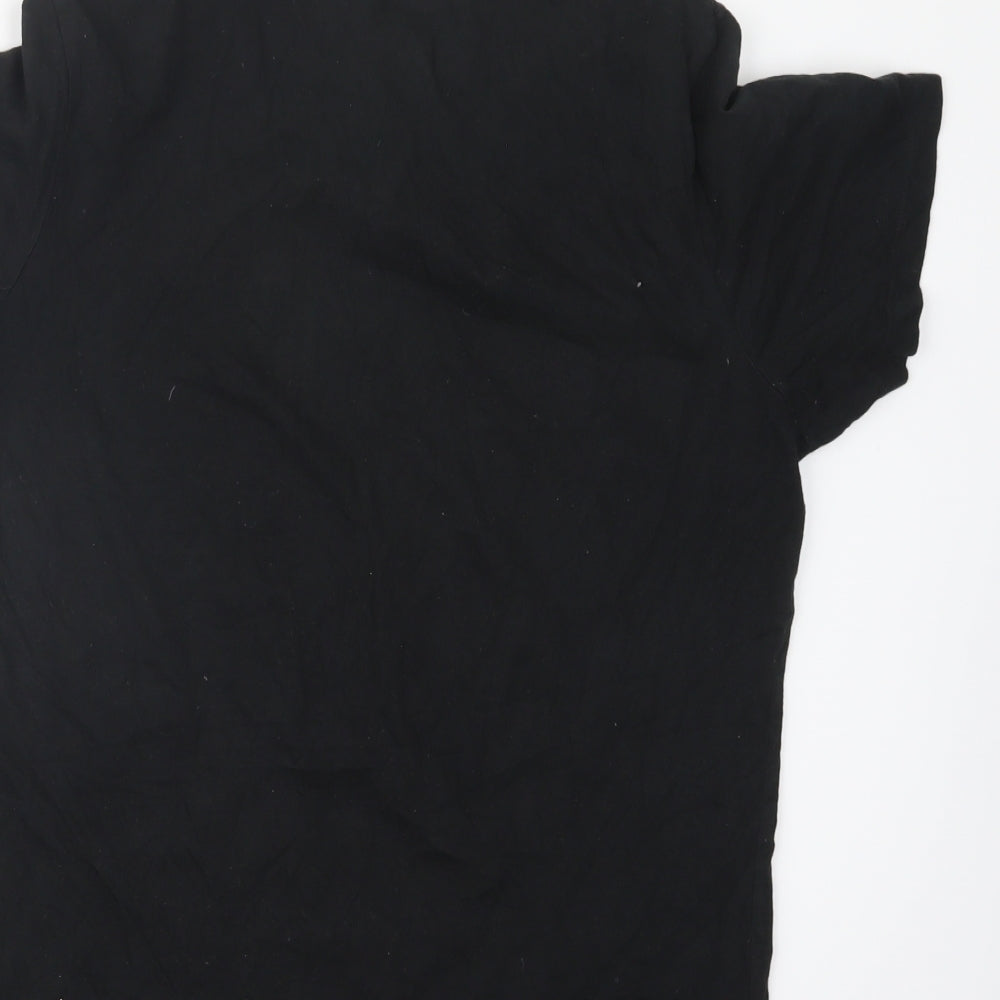JACK & JONES Mens Black    T-Shirt Size M