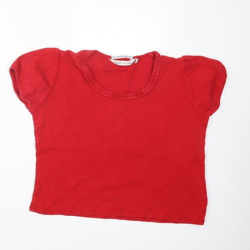 EWM Womens Red   Basic T-Shirt Size 14