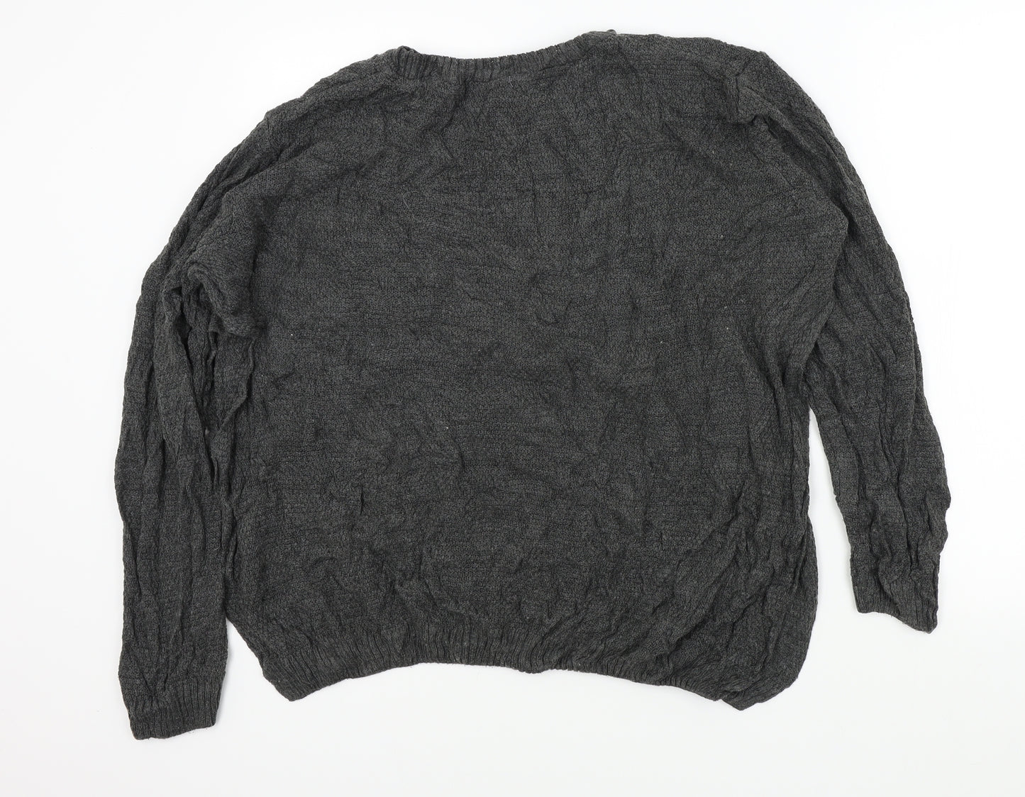 Boohoo Womens Grey   Pullover Jumper Size 18