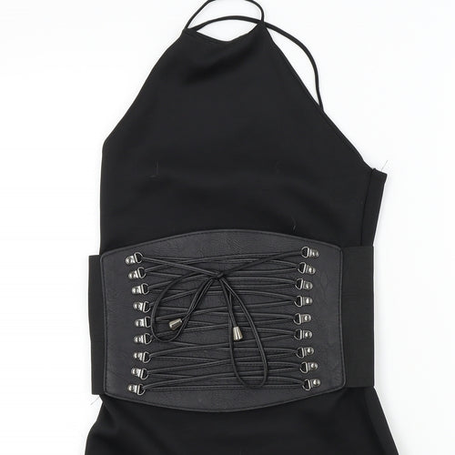 Missguided Womens Black   A-Line  Size 8