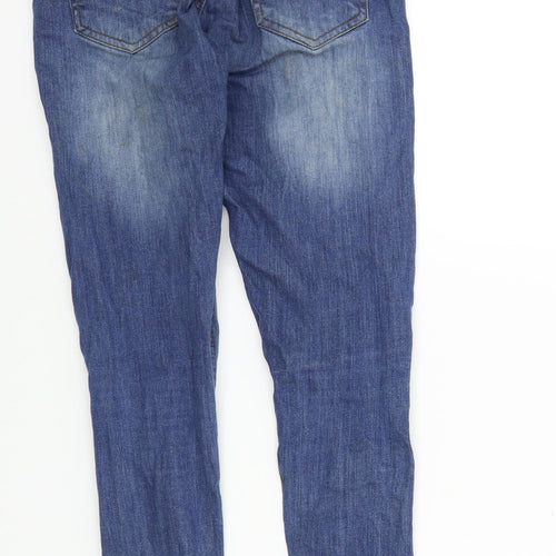Blush Womens Blue   Skinny Jeans Size S L27 in - Distressed