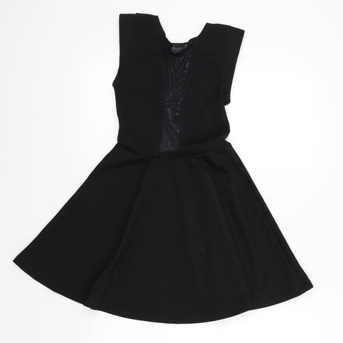 top shop Womens Black Colourblock  Fit & Flare  Size 6