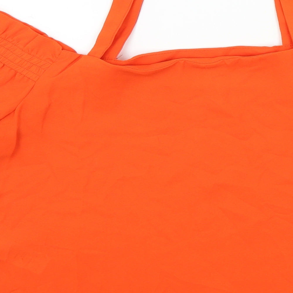 New Look Girls Orange Colourblock  Camisole Blouse Size 12 Years