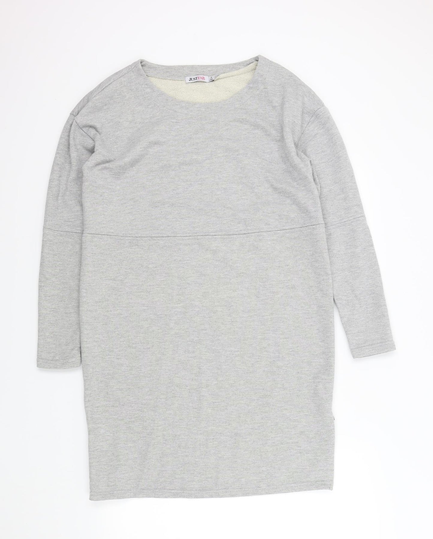 just fab Womens Green Colourblock  Jumper Dress  Size M