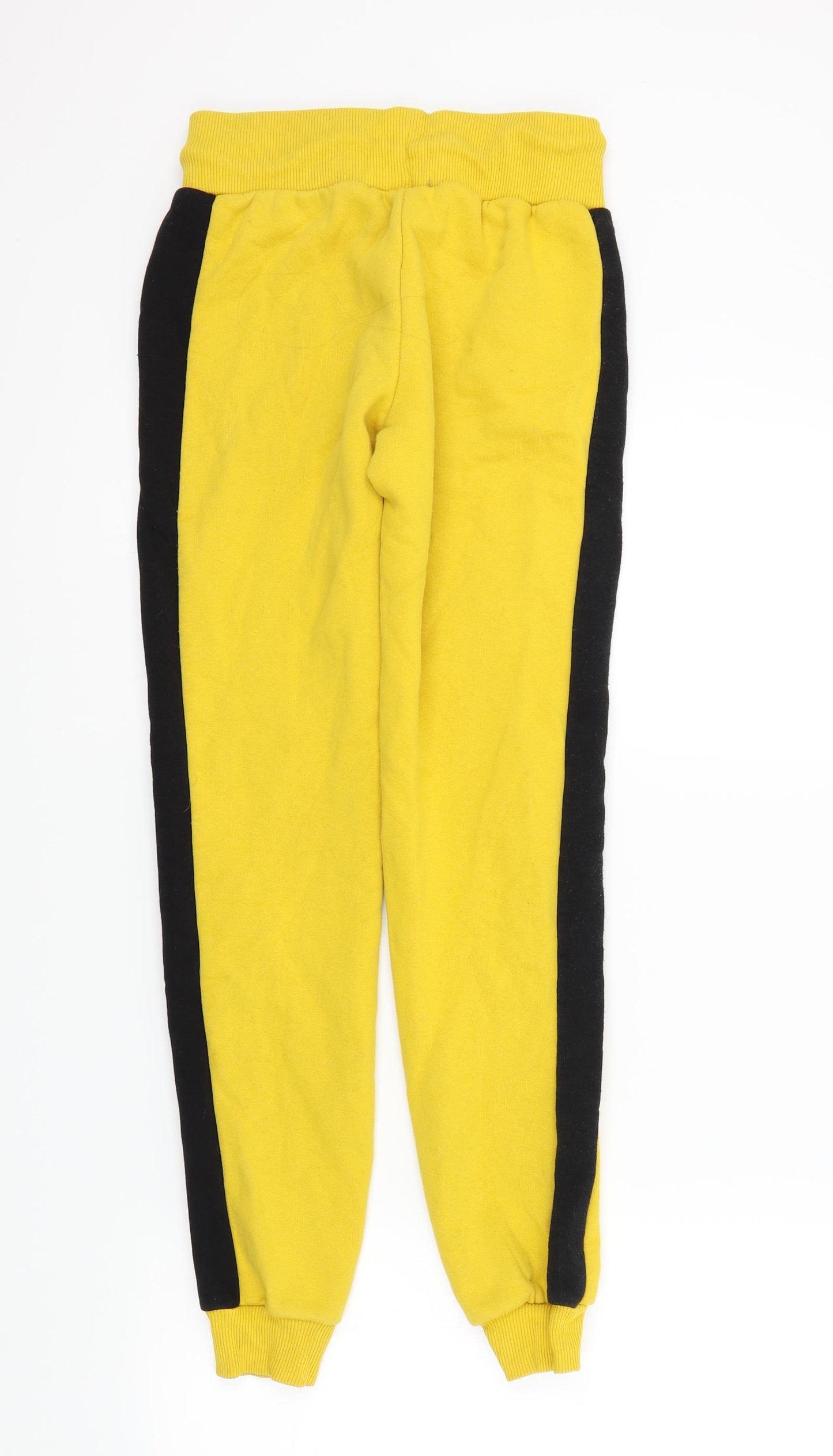 Primark Womens Yellow   Jogger Trousers Size 4 L28 in