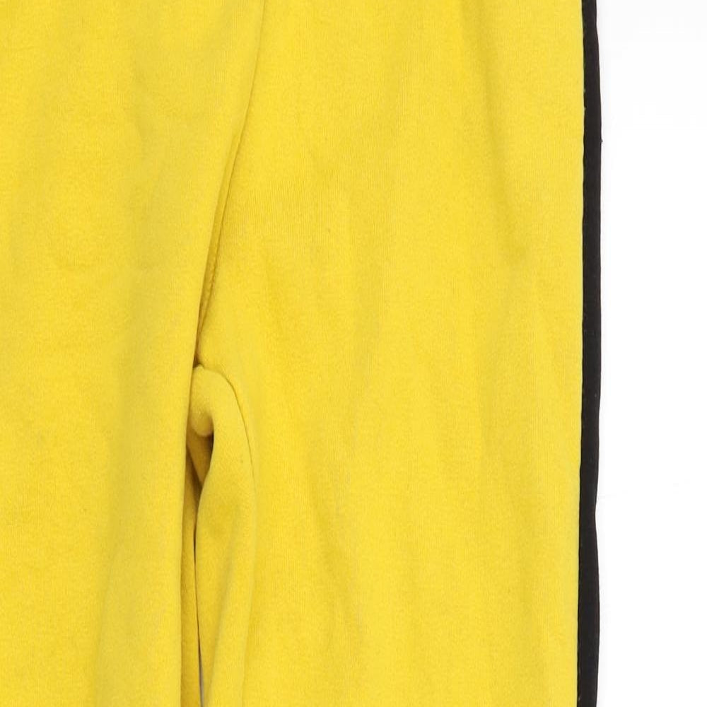 Primark Womens Yellow   Jogger Trousers Size 4 L28 in