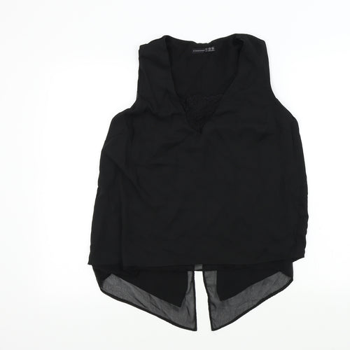 Primark Womens Black Colourblock  Basic Blouse Size 12