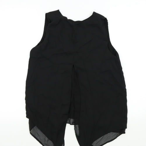 Primark Womens Black Colourblock  Basic Blouse Size 12