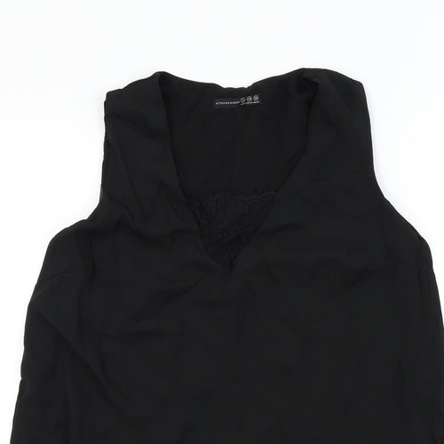Primark Womens Black Colourblock  Basic Blouse Size 12