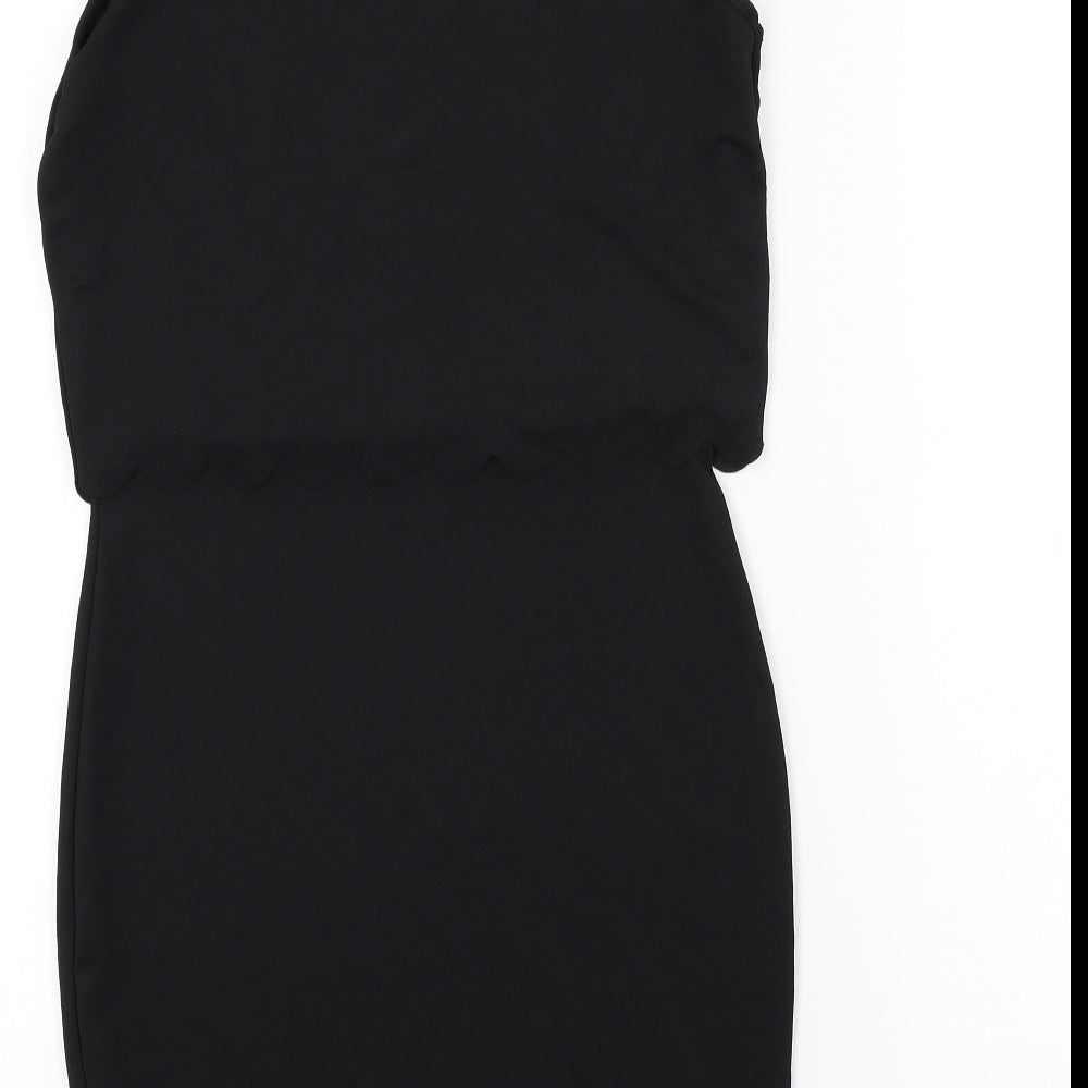 PRETTYLITTLETHING Womens Black   A-Line  Size S