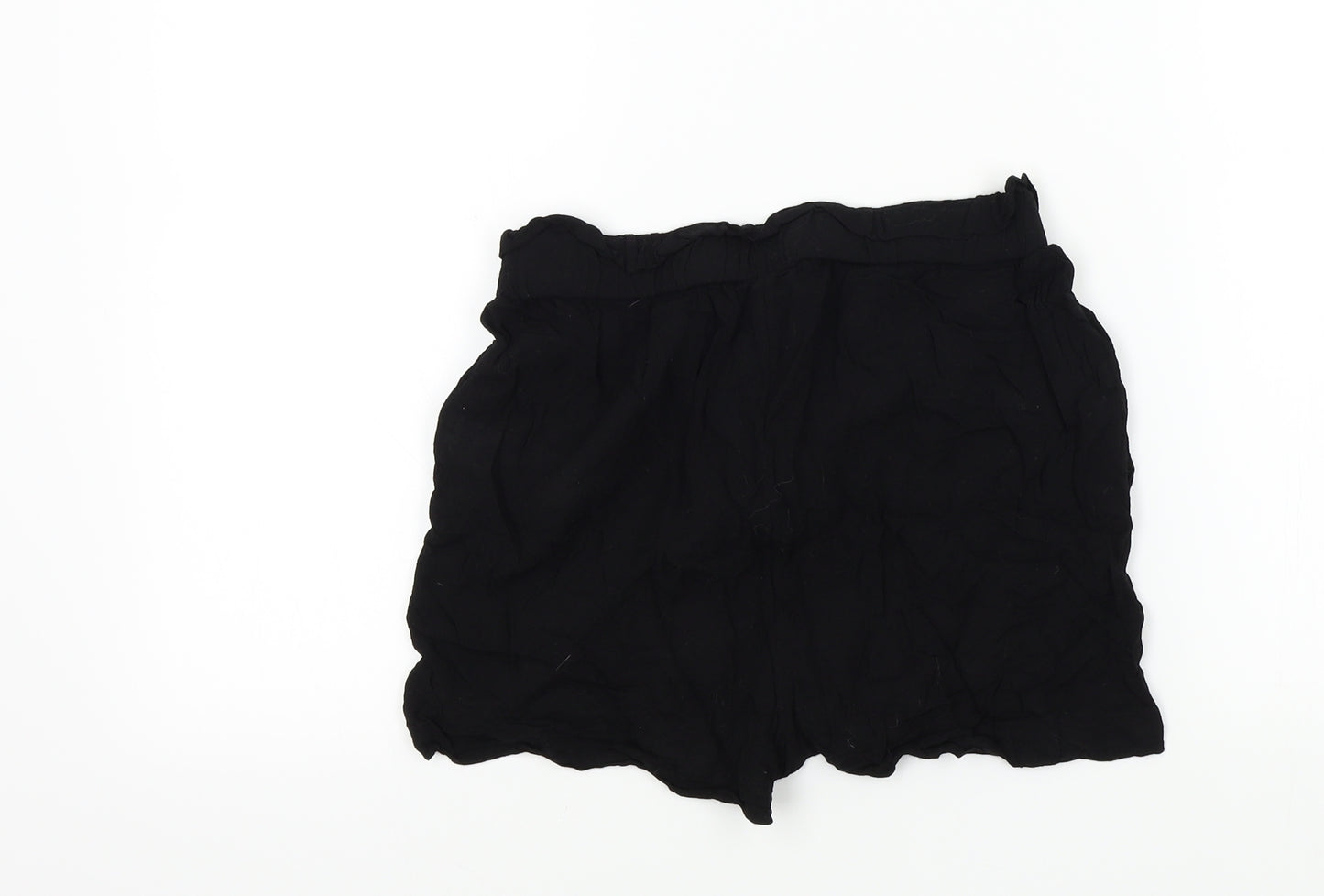New Look Womens Black Floral  Bermuda Shorts Size 10