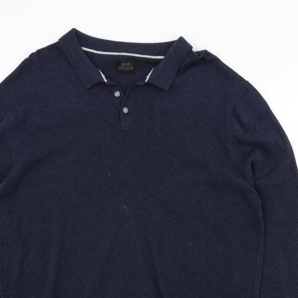 ACW85 Mens Blue   Pullover Jumper Size L