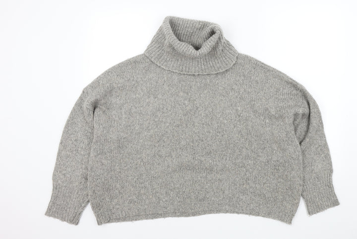 New Look Womens Grey Pullover Jumper Size L
