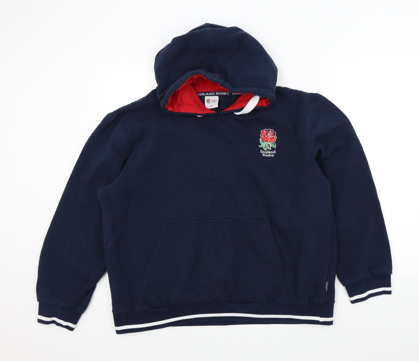 england rugby Mens Blue   Pullover Hoodie Size 2XL