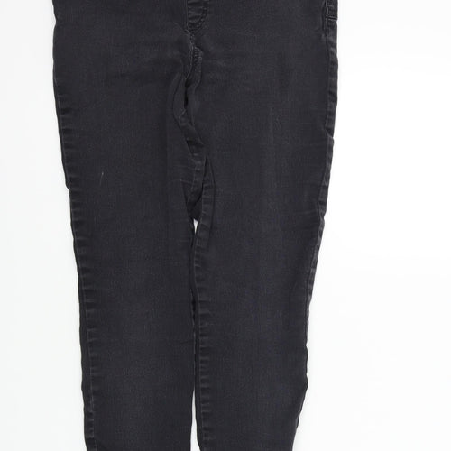 F&F Womens Beige Houndstooth  Straight Jeans Size 14 L26 in