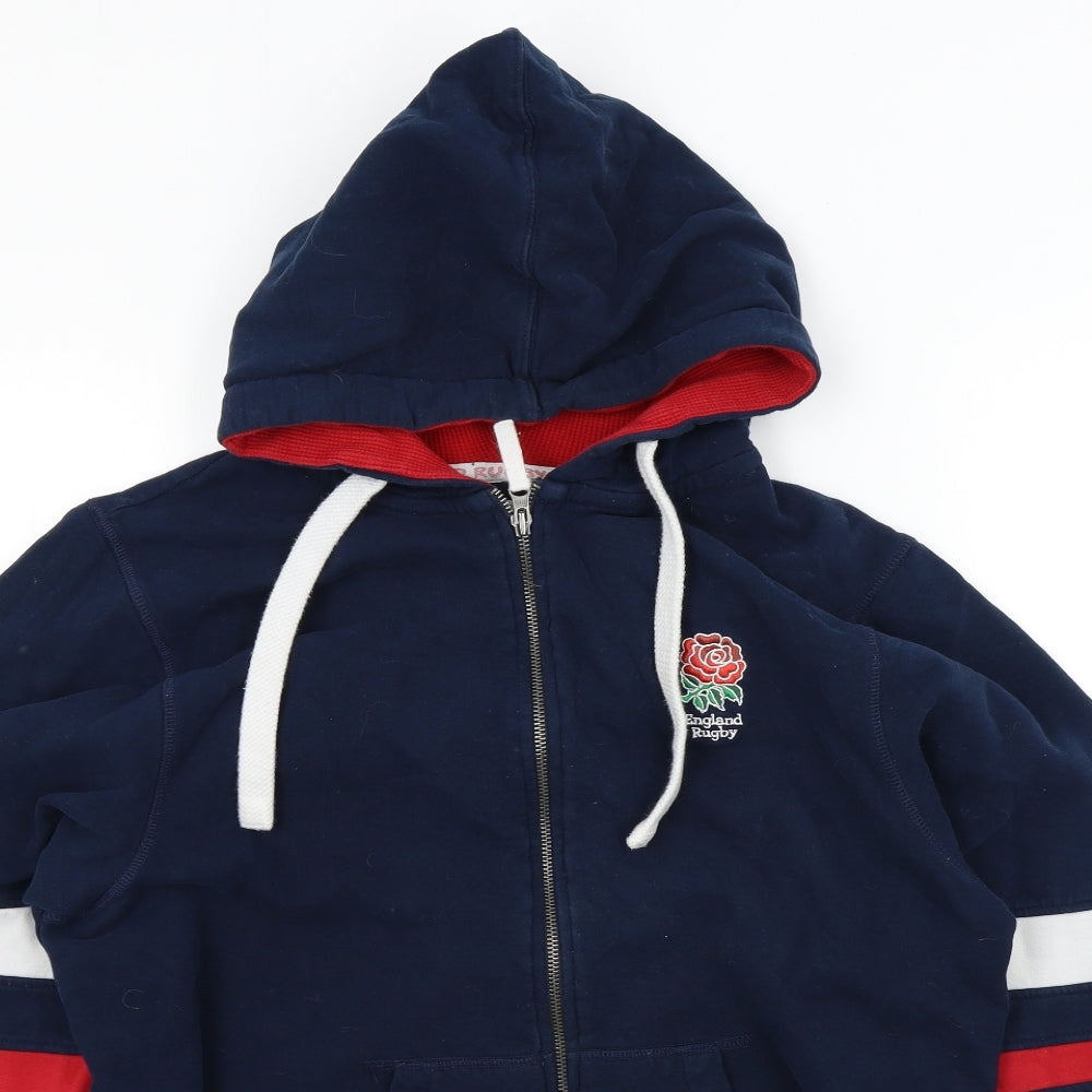england rugby Mens Blue   Full Zip Jumper Size L