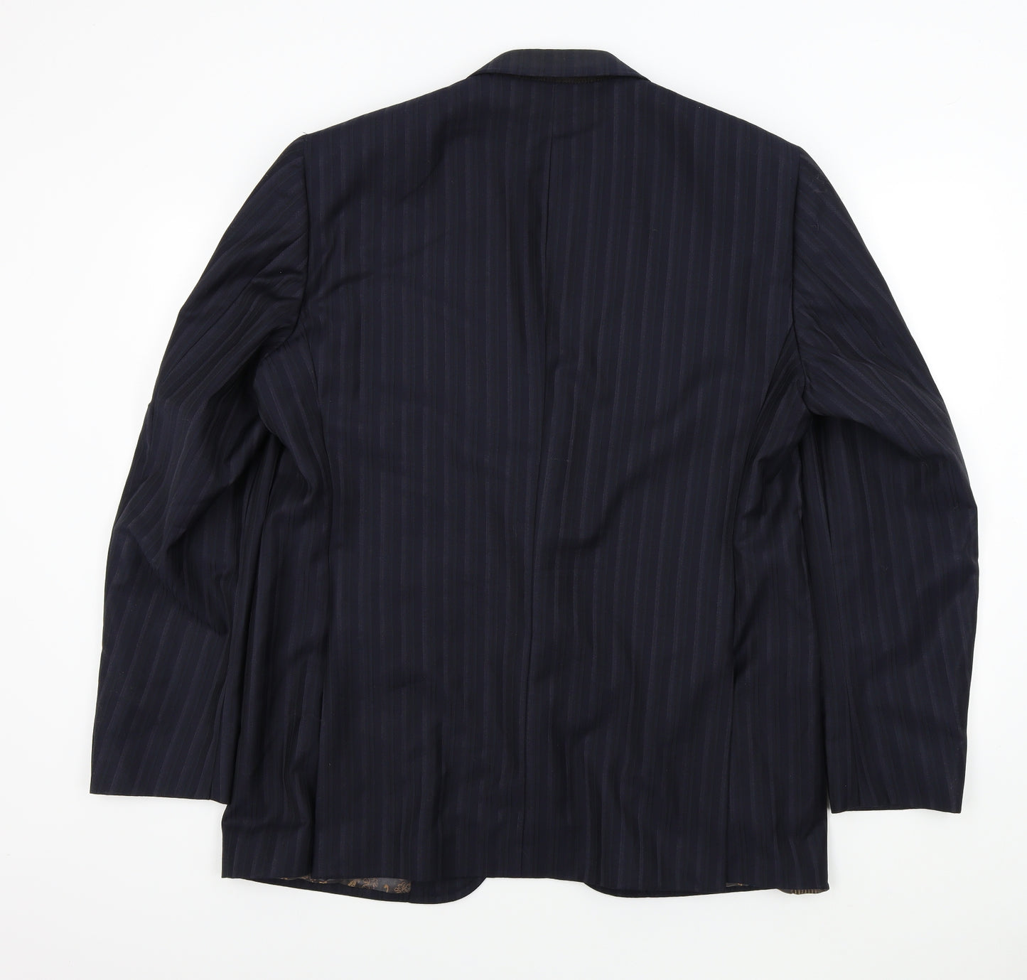 Ted Baker Mens Blue Striped  Jacket Suit Jacket Size 44