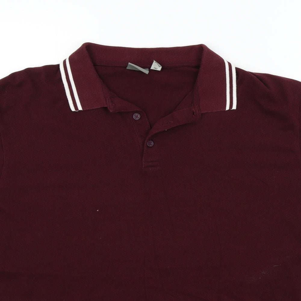 ASOS Mens Red    Polo Size 2XL