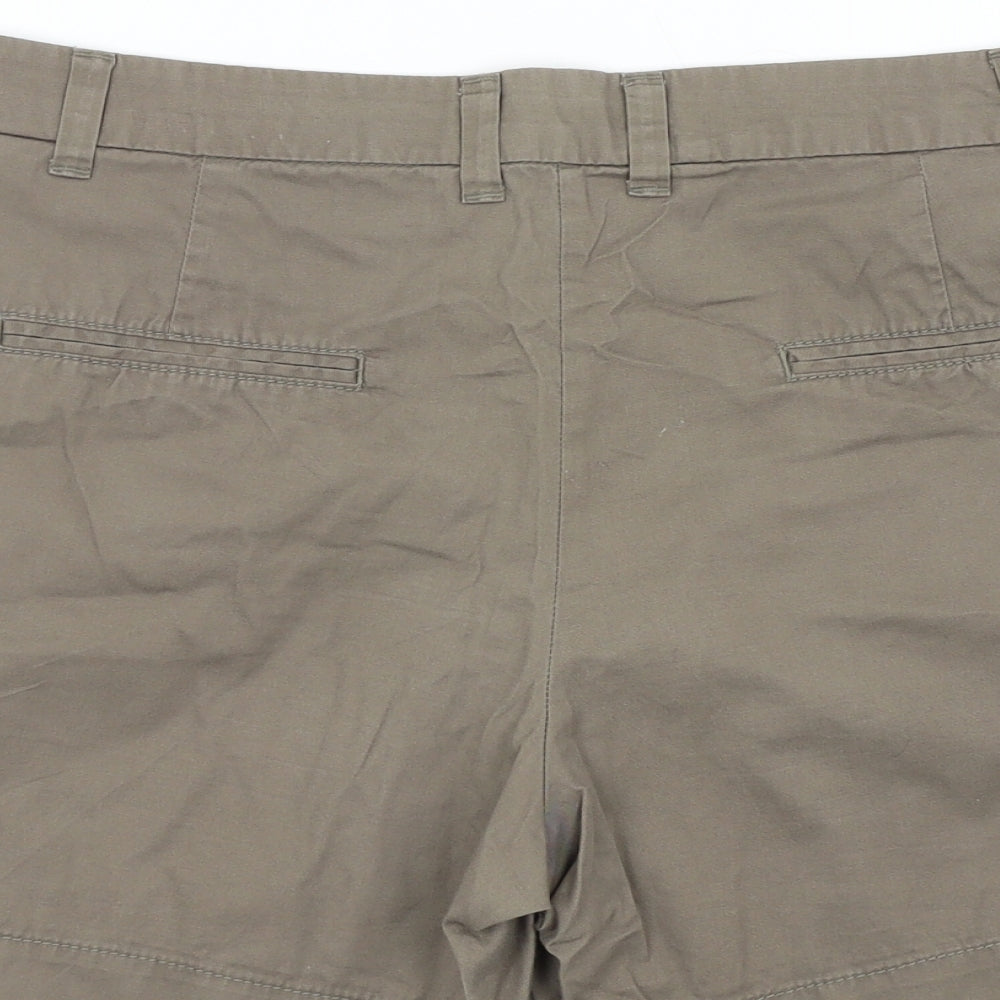 M&S Womens Brown   Bermuda Shorts Size 14