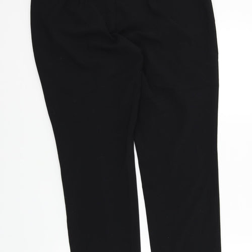 M&S Womens Black   Sweatpants Trousers Size 14 L27 in