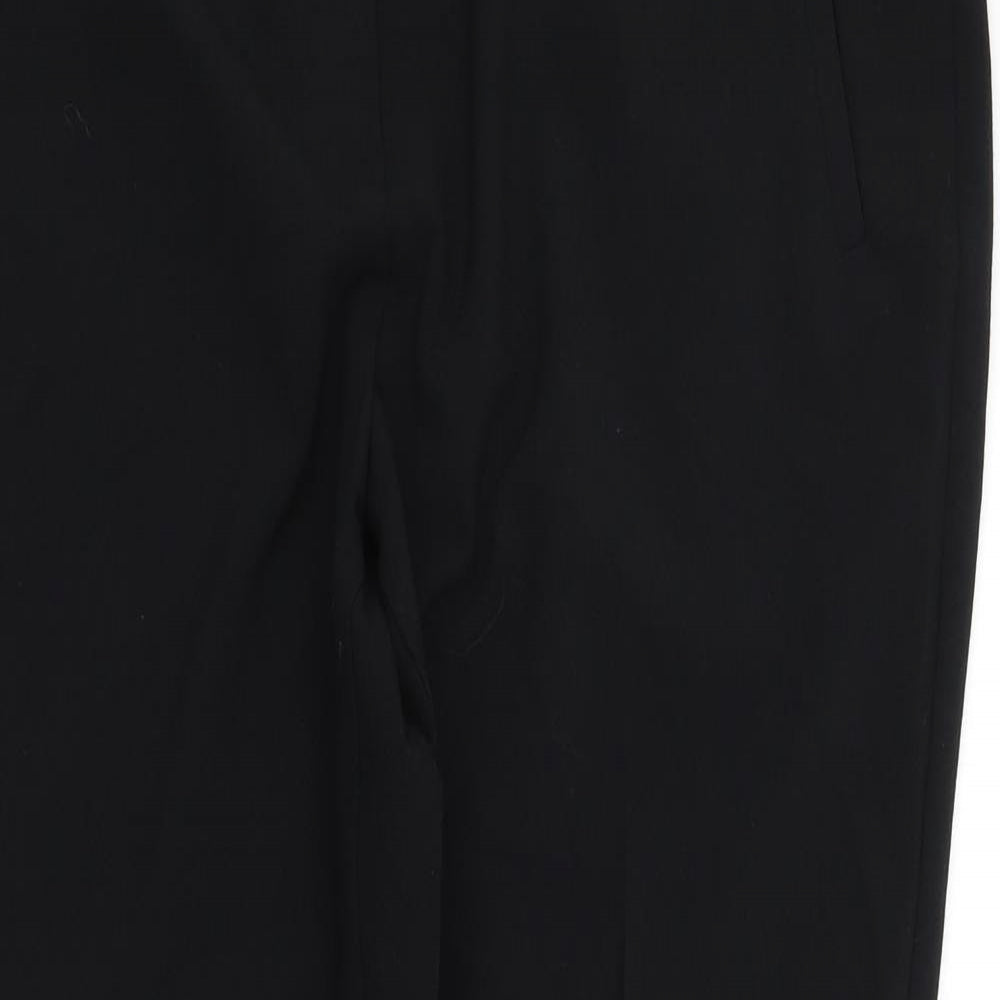 M&S Womens Black   Sweatpants Trousers Size 14 L27 in