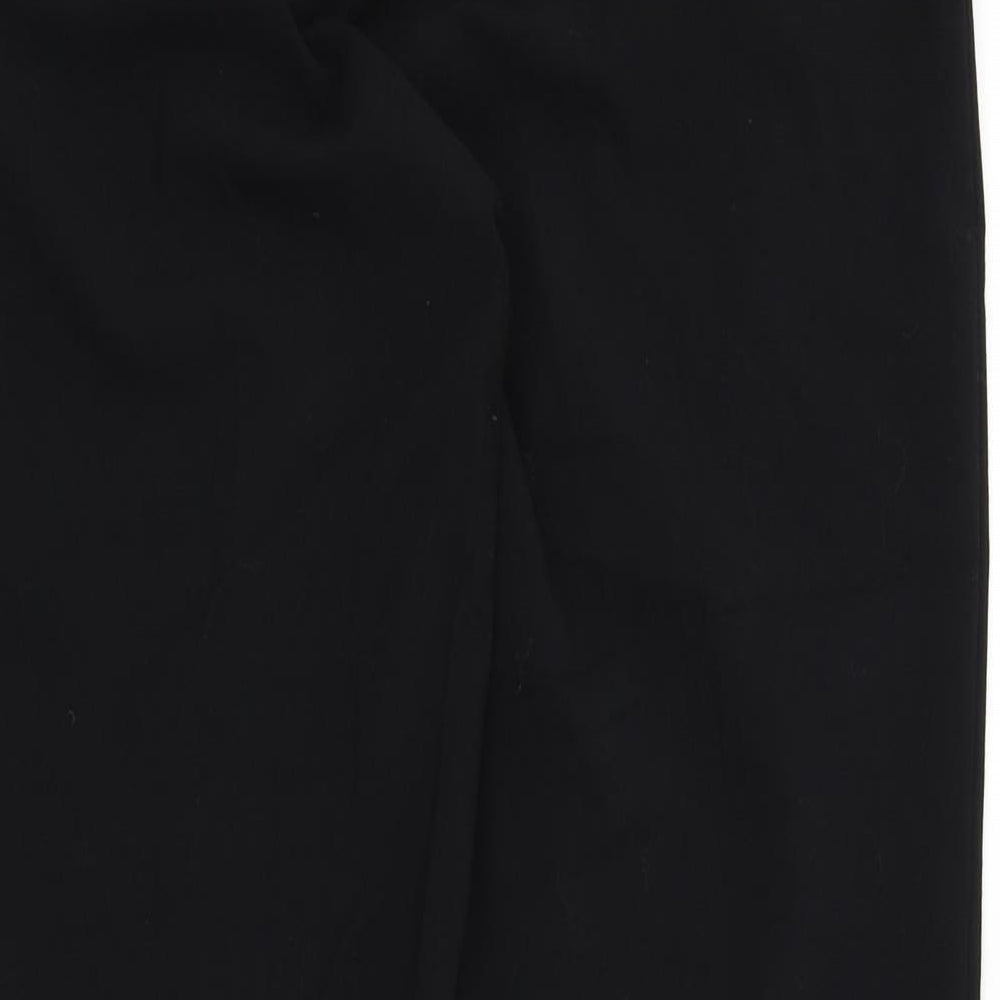 M&S Womens Black   Sweatpants Trousers Size 14 L27 in