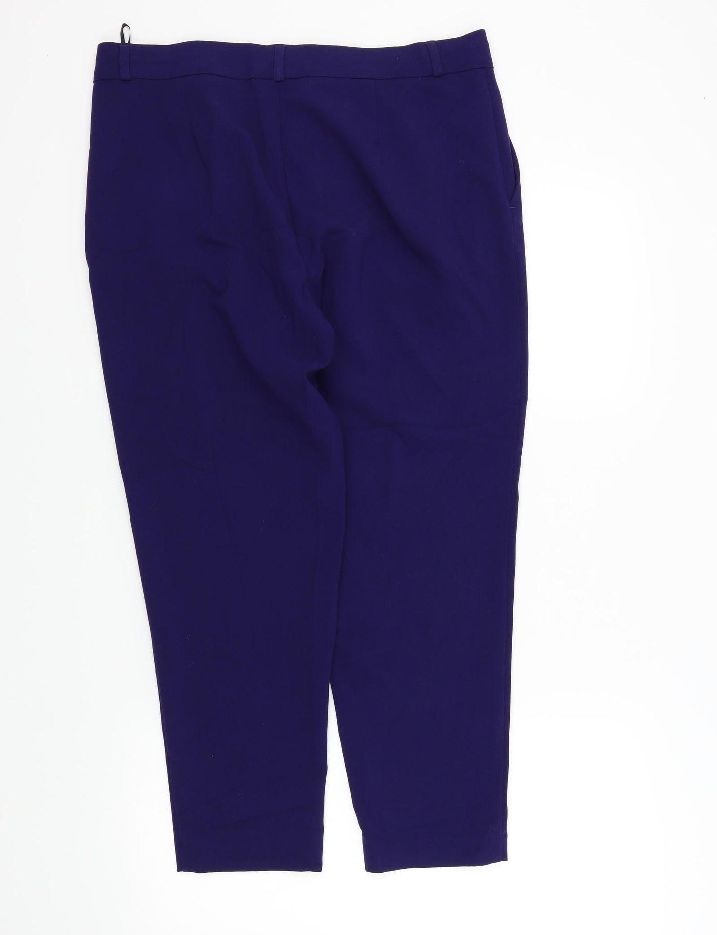 M&S Womens Blue   Trousers  Size 14 L25 in