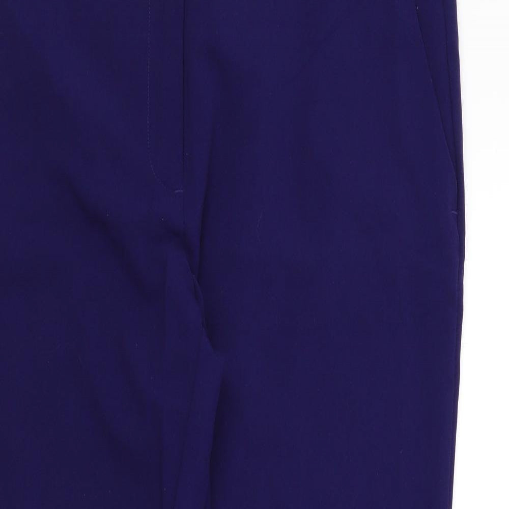M&S Womens Blue   Trousers  Size 14 L25 in