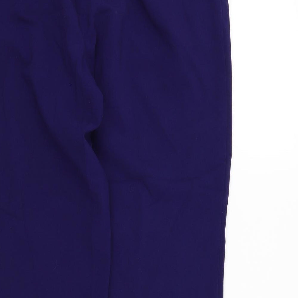 M&S Womens Blue   Trousers  Size 14 L25 in